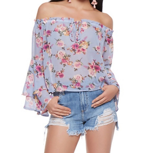 boho floral top - Picture 2 of 4